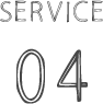ハウスクリーニング SERVICE 01 見出し装飾